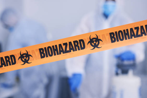 Professional Biohazard Cleanup technician working in Iliff, CO